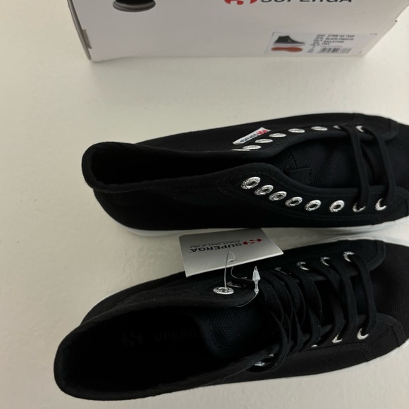 Superga 2708 High Top Sneakers Black 37.5 - Picture 6 of 6
